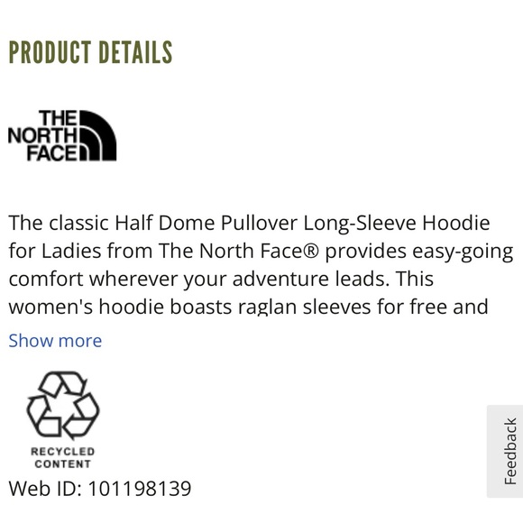 The North Face Light Gray Hoodie | Women’s Medium - Picture 5 of 5